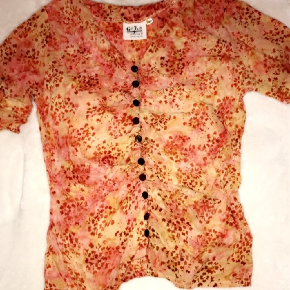 EUC Go fish blouse